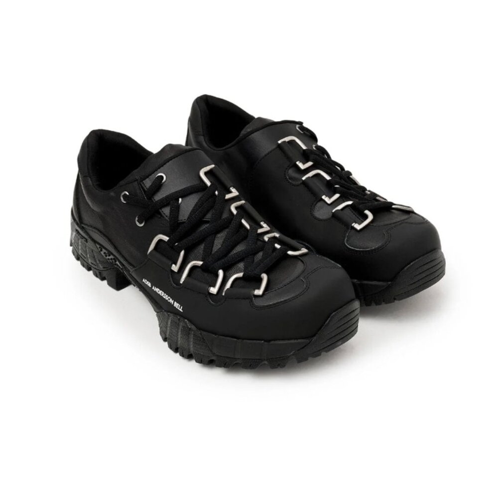 Andersson Bell Black Trainer Diagonale Sneakers: BLACK